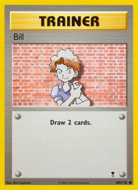 Bill #108/110 Pokémon card from Legendary Collection