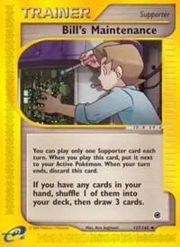 Bill's Maintenance #137/165 Reverse Holofoil Pokémon card from Expedition