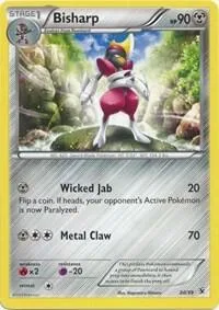 Bisharp #20/39 Pokémon card from Kalos Starter Set