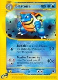 Blastoise 36 #036/165 Pokémon card from Expedition