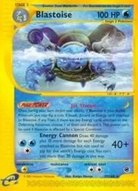 Blastoise 37 #037/165 Pokémon card from Expedition