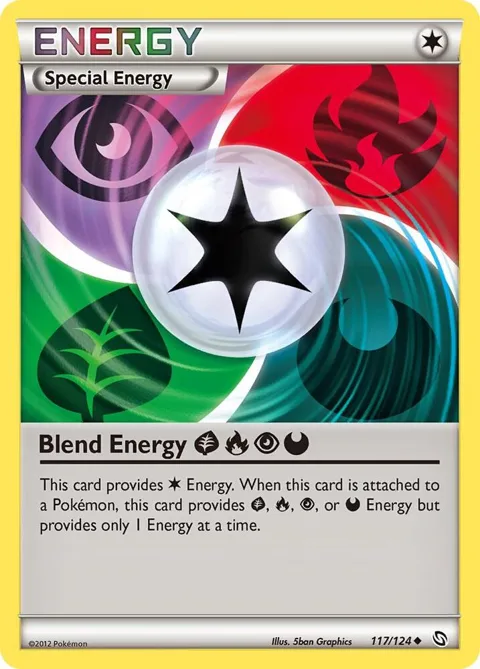 Blend Energy GFPD #117/124 Pokémon card from Dragons Exalted