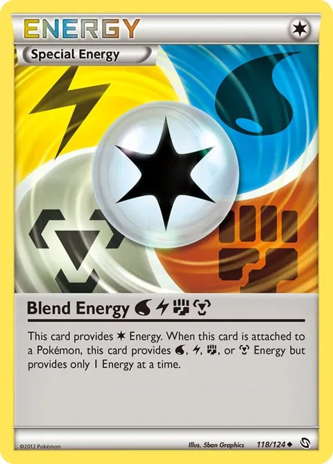Blend Energy WLFM #118/124 Reverse Holofoil Pokémon card from Dragons Exalted