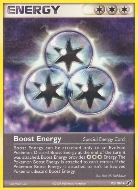 Boost Energy #93/107 Reverse Holofoil Pokémon card from EX Deoxys
