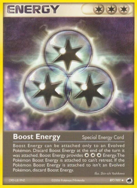 Boost Energy #87/101 Reverse Holofoil Pokémon card from EX Dragon Frontiers