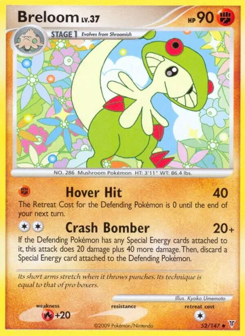 Breloom #52 Pokémon card from Supreme Victors