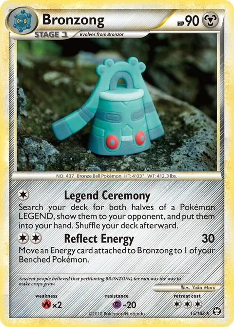 Bronzong #15/102 Pokémon card from Triumphant