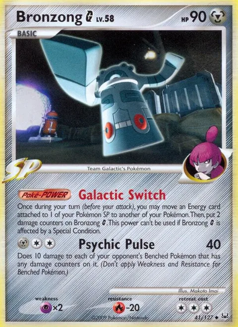 Bronzong G #41/127 Pokémon card from Platinum
