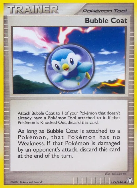 Bubble Coat #129/146 Pokémon card from Legends Awakened
