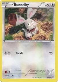 Bunnelby #30/39 Pokémon card from Kalos Starter Set