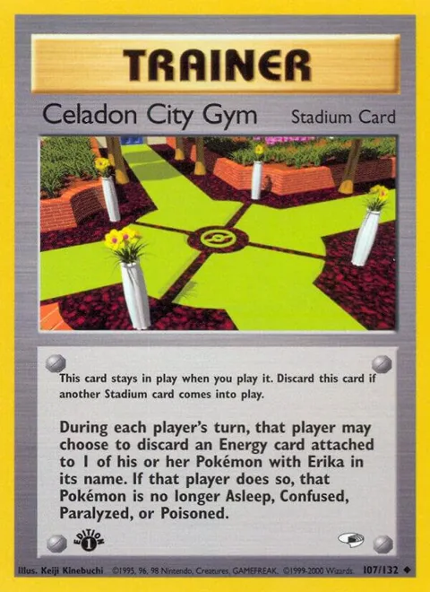 Celadon City Gym #107/132 Unlimited Pokémon card from Gym Heroes