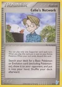 Celio's Network #8/12 Pokémon card from EX Trainer Kit 2: Plusle & Minun