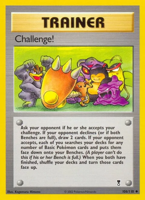 Challenge! #106/110 Pokémon card from Legendary Collection