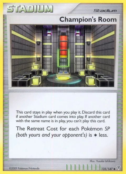 Champion's Room #135 Pokémon card from Supreme Victors