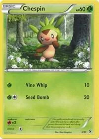 Chespin #3/39 Pokémon card from Kalos Starter Set