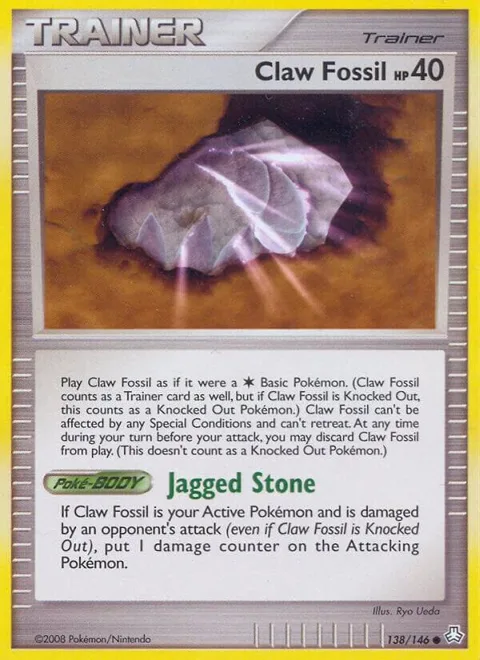 Claw Fossil #138/146 Pokémon card from Legends Awakened