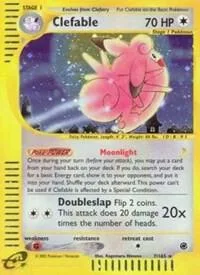 Clefable 7 #007/165 Holofoil Pokémon card from Expedition