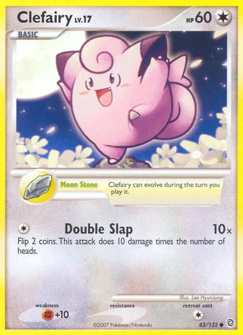 Clefairy #83/132 Reverse Holofoil Pokémon card from Secret Wonders