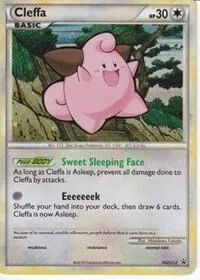 Cleffa #HGSS12 Holofoil Pokémon card from HGSS Promos