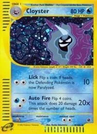 Cloyster 8 #008/165 Holofoil Pokémon card from Expedition