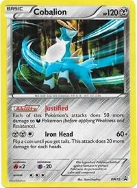 Cobalion #BW72 Holofoil Pokémon card from Black and White Promos