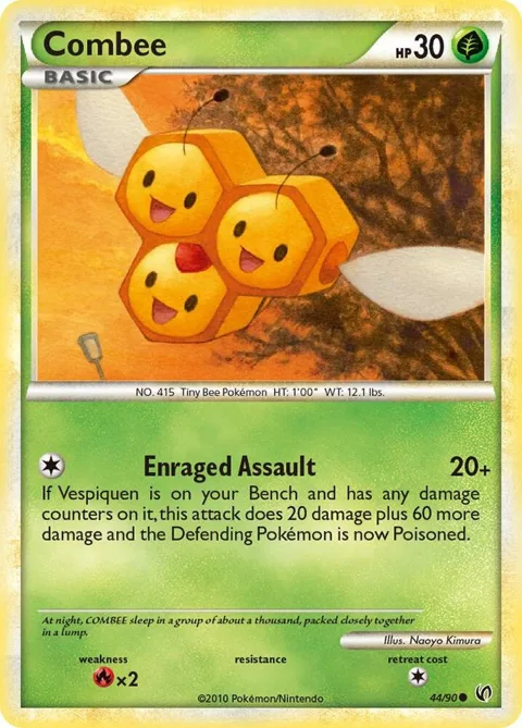Combee #44/90 Pokémon card from Undaunted