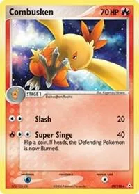 Combusken #39/110 Pokémon card from EX Holon Phantoms