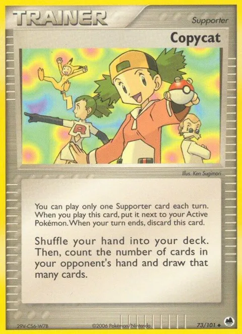 Copycat #73/101 Pokémon card from EX Dragon Frontiers
