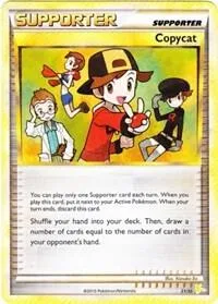 Copycat #21/30 Pokémon card from HGSS Trainer Kit: Gyarados & Raichu