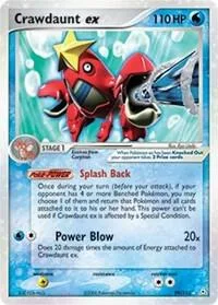 Crawdaunt ex #99/110 Holofoil Pokémon card from EX Holon Phantoms