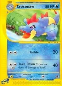 Croconaw #074/165 Pokémon card from Expedition