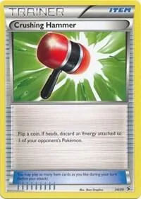 Crushing Hammer #34/39 Pokémon card from Kalos Starter Set