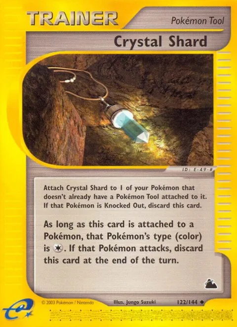 Crystal Shard #122/144 Reverse Holofoil Pokémon card from Skyridge
