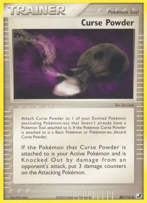 Curse Powder #80/115 Reverse Holofoil Pokémon card from EX Unseen Forces