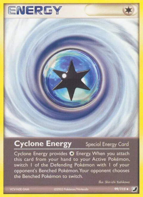 Cyclone Energy #99/115 Pokémon card from EX Unseen Forces