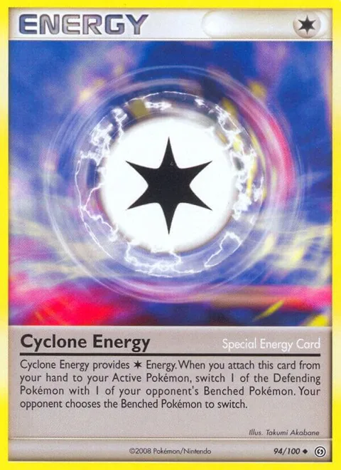 Cyclone Energy #94/100 Pokémon card from Stormfront