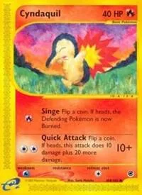 Cyndaquil 104 #104/165 Reverse Holofoil Pokémon card from Expedition