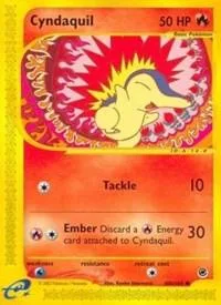 Cyndaquil 105 #105/165 Pokémon card from Expedition