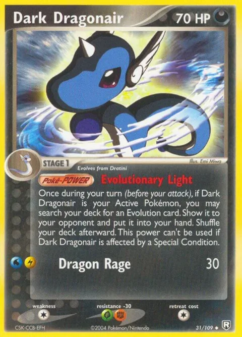 Dark Dragonair - 031/109 #31/109 Pokémon card from EX Team Rocket Returns