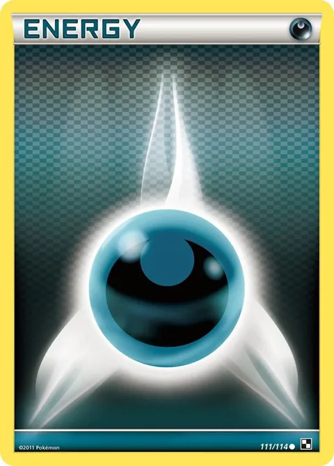 Darkness Energy Basic #111/114 Pokémon card from Black and White
