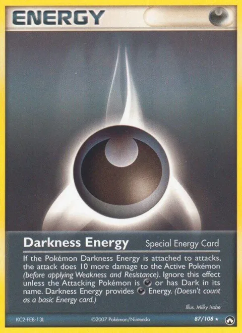 Darkness Energy Special #87/108 Pokémon card from EX Power Keepers
