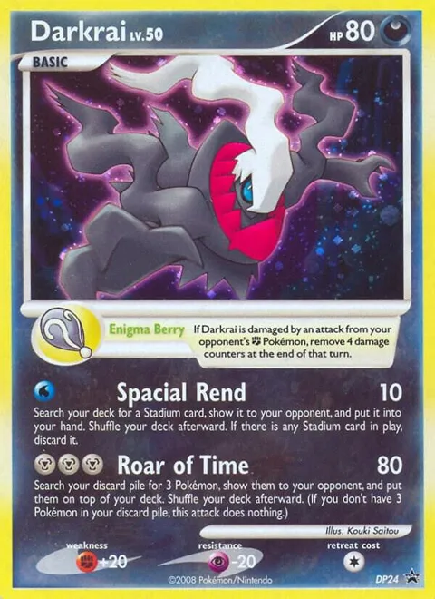 Darkrai #DP24 Holofoil Pokémon card from Diamond and Pearl Promos