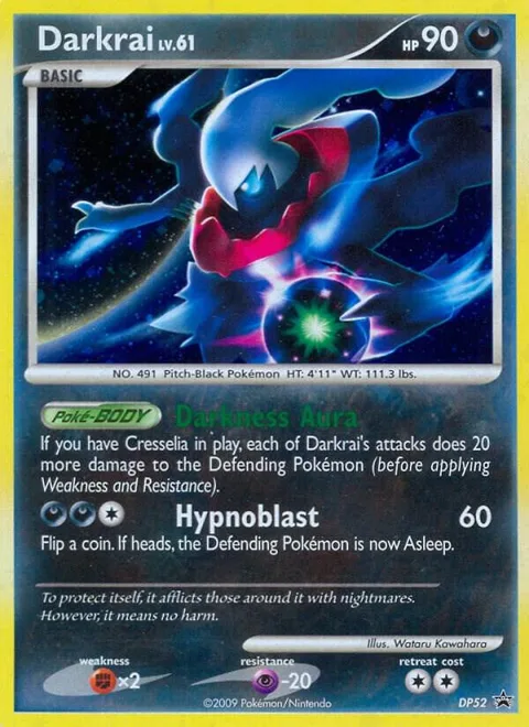 Darkrai #DP52 Holofoil Pokémon card from Diamond and Pearl Promos