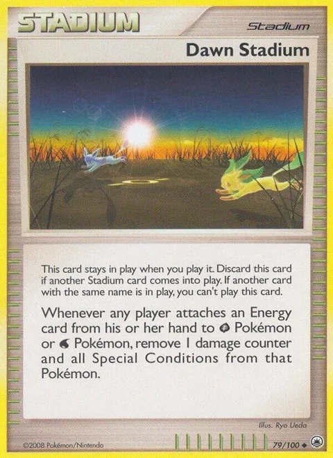Dawn Stadium #79/100 Pokémon card from Majestic Dawn