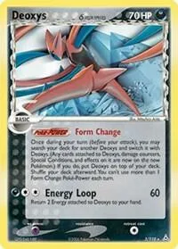 Deoxys Delta Species - Attack Forme #3/110 Holofoil Pokémon card from EX Holon Phantoms