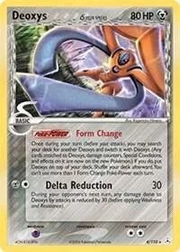 Deoxys Delta Species - Defense Forme #4/110 Reverse Holofoil Pokémon card from EX Holon Phantoms