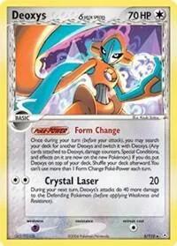 Deoxys Delta Species - Normal Forme #5/110 Holofoil Pokémon card from EX Holon Phantoms