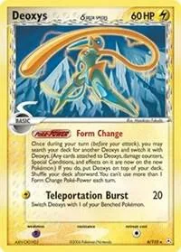 Deoxys Delta Species - Speed Forme #6/110 Reverse Holofoil Pokémon card from EX Holon Phantoms