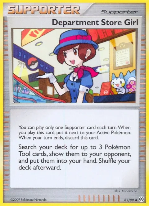 Department Store Girl #85/99 Pokémon card from Arceus