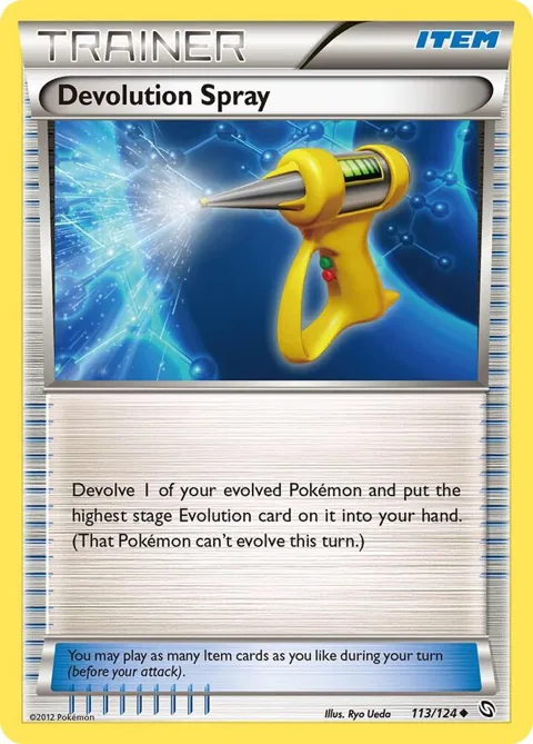 Devolution Spray #113/124 Pokémon card from Dragons Exalted